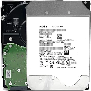 HGST 企業級 HGST HUH721010ALE601 10TB 7200RPM 128MB SATA 6.0Gb/s | 二手 | 整新品 | 翻新